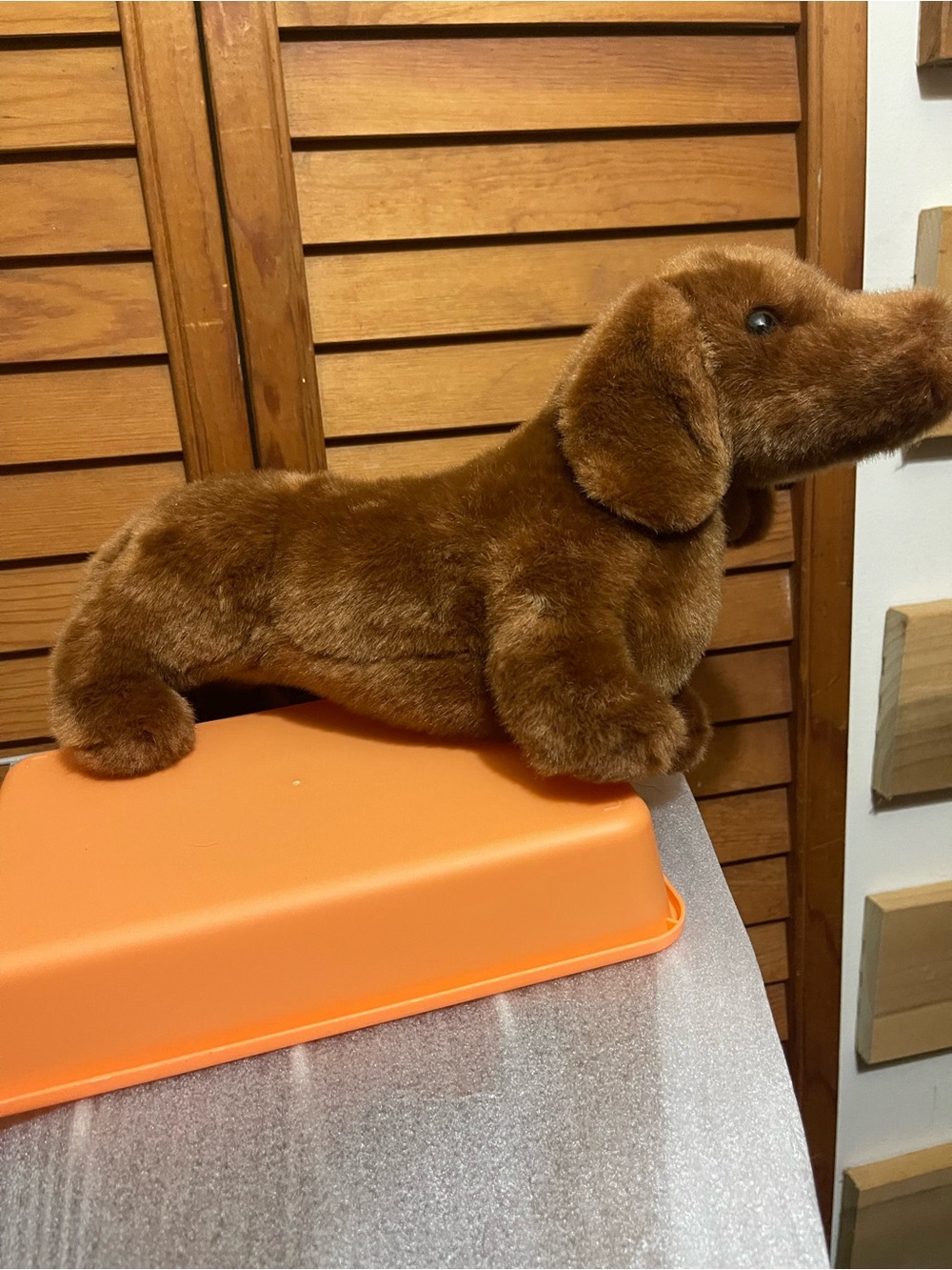 Plush Dachshund Stuffed Animal - Brown Plush Dog Toy